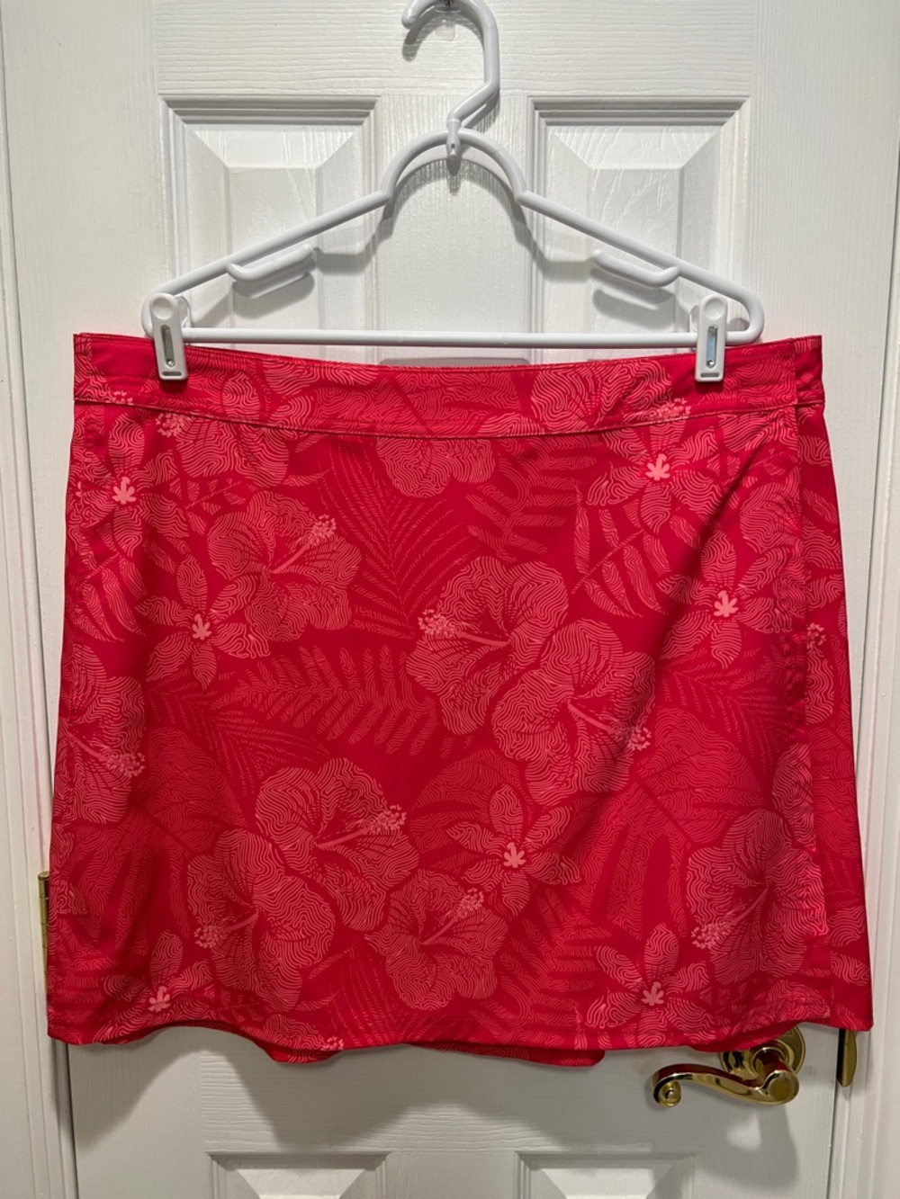 Ripskirt Wrap Skirt Length 2, Limited Edition Hibiscus Pink print, size XXL